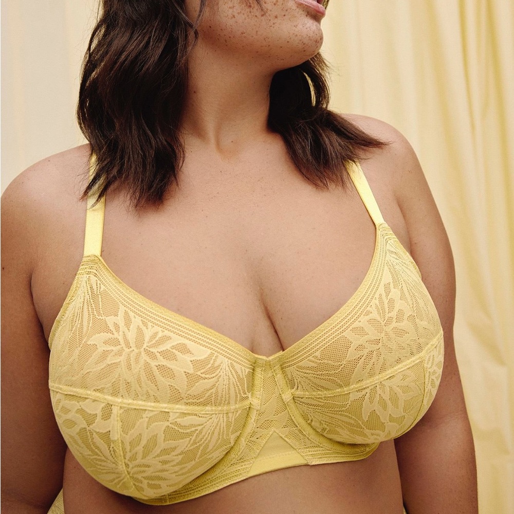 DEESSE All-Over Lace Underwire Bra 48 DDD Penningtons Addition Elle NWT